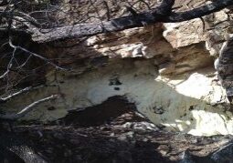 Spray foam used to fill condemned mine